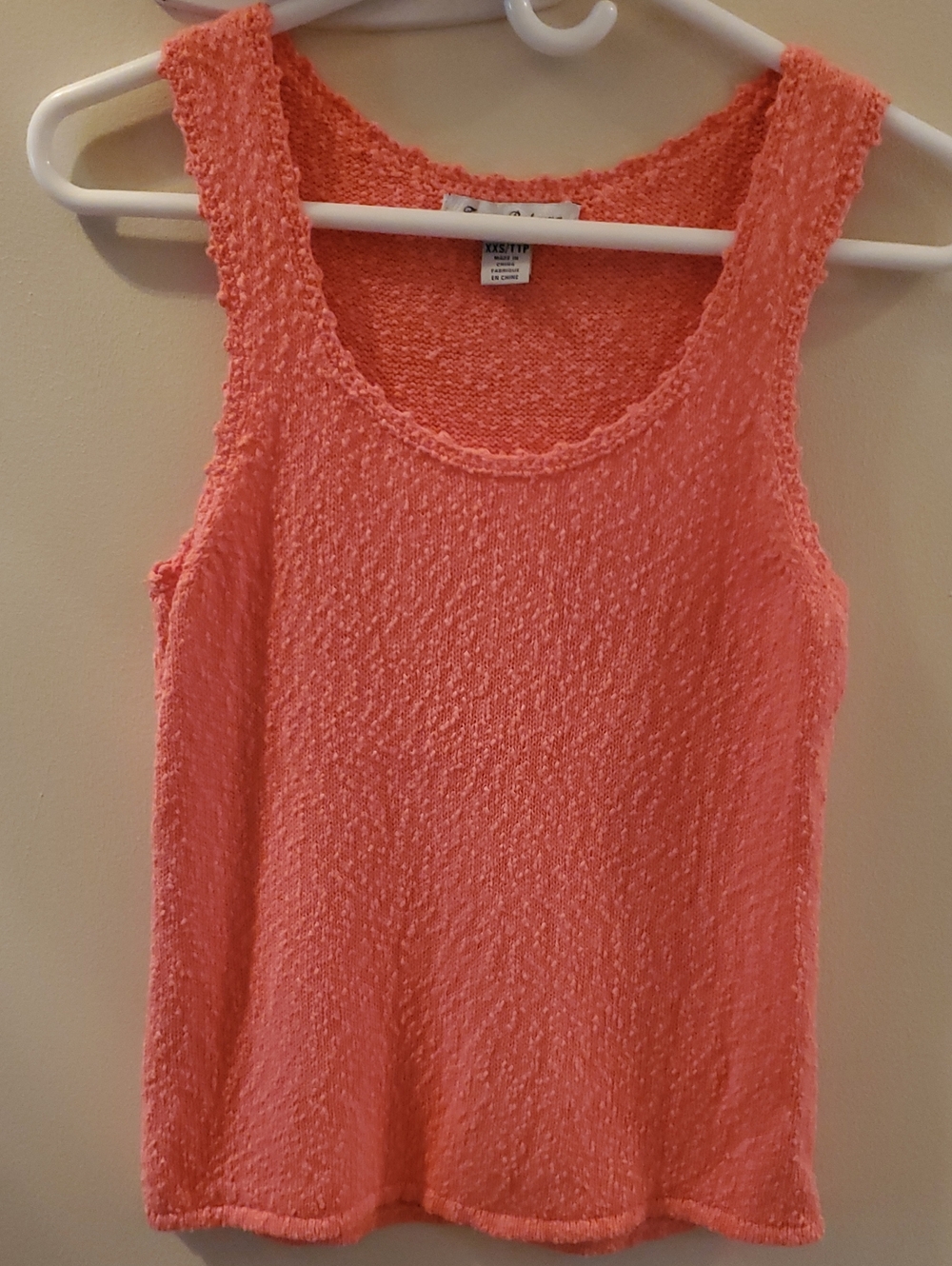 Tommy Bahama Waters Edge Coral Pink Sleeveless Tank Top,